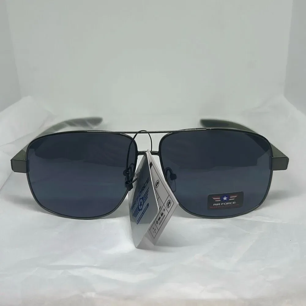 Air Force Patriotic Aviator Sunglasses – Model AV5194-USA – UV Protection, Stars